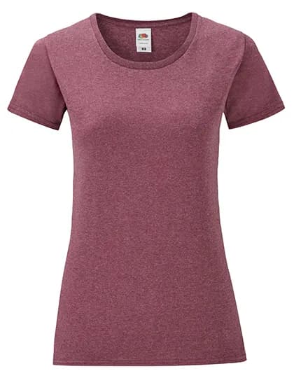 Ladies´ Iconic T - Heather Burgundy