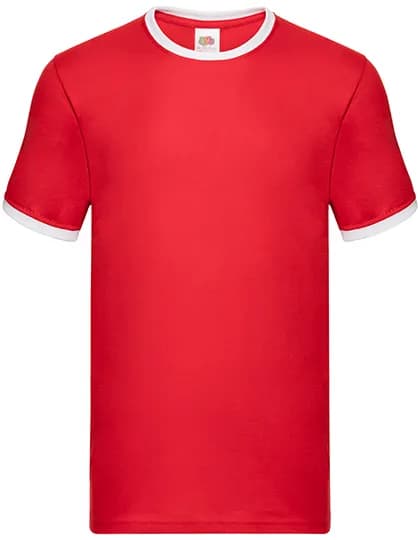 Ringer Tee - Red/White