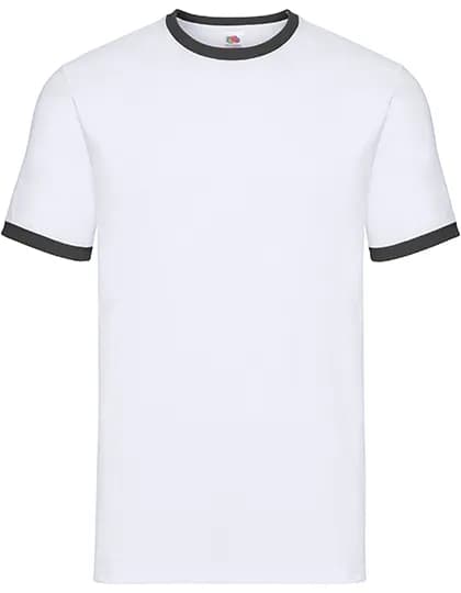 Ringer Tee - White/Black