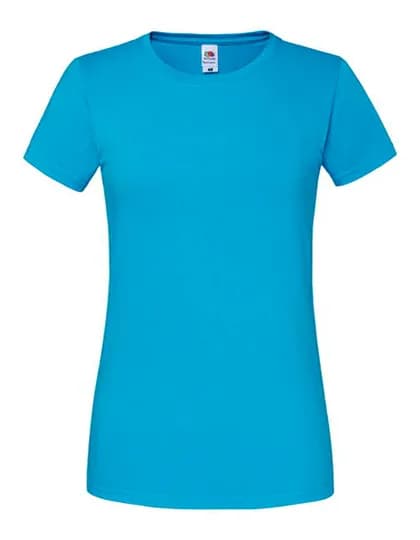 Ladies Iconic 195 Ringspun T - Azure Blue