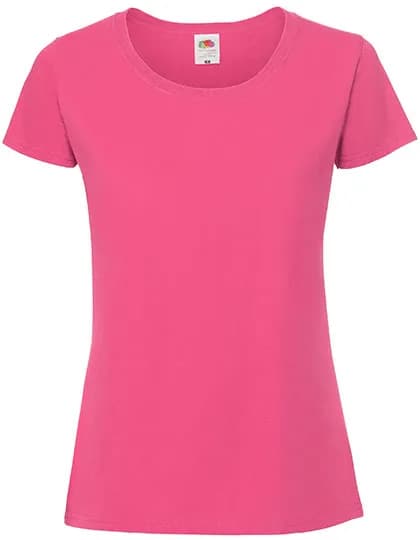 Ladies Iconic 195 Ringspun T - Fuchsia