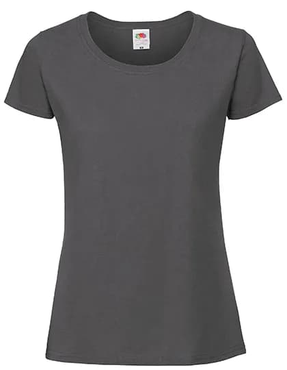 Ladies Iconic 195 Ringspun T - Light Graphite (Solid)