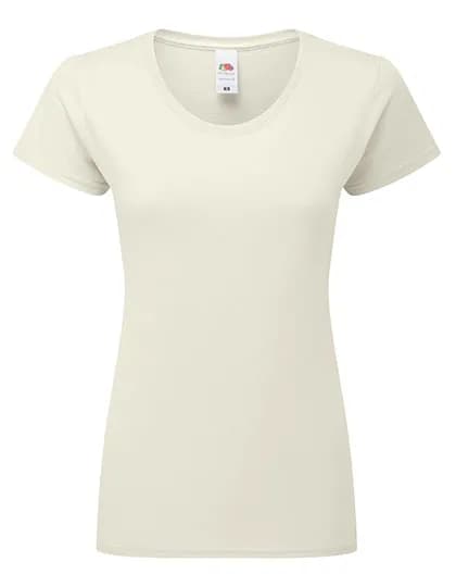 Ladies Iconic 195 Ringspun T - Natural