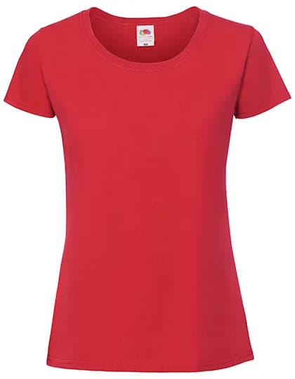 Ladies Iconic 195 Ringspun T - Red