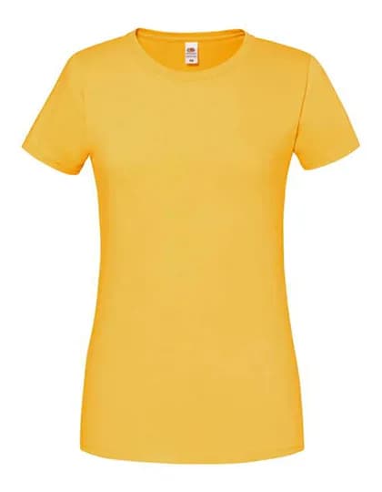 Ladies Iconic 195 Ringspun T - Sunflower