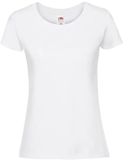 Ladies Iconic 195 Ringspun T - White