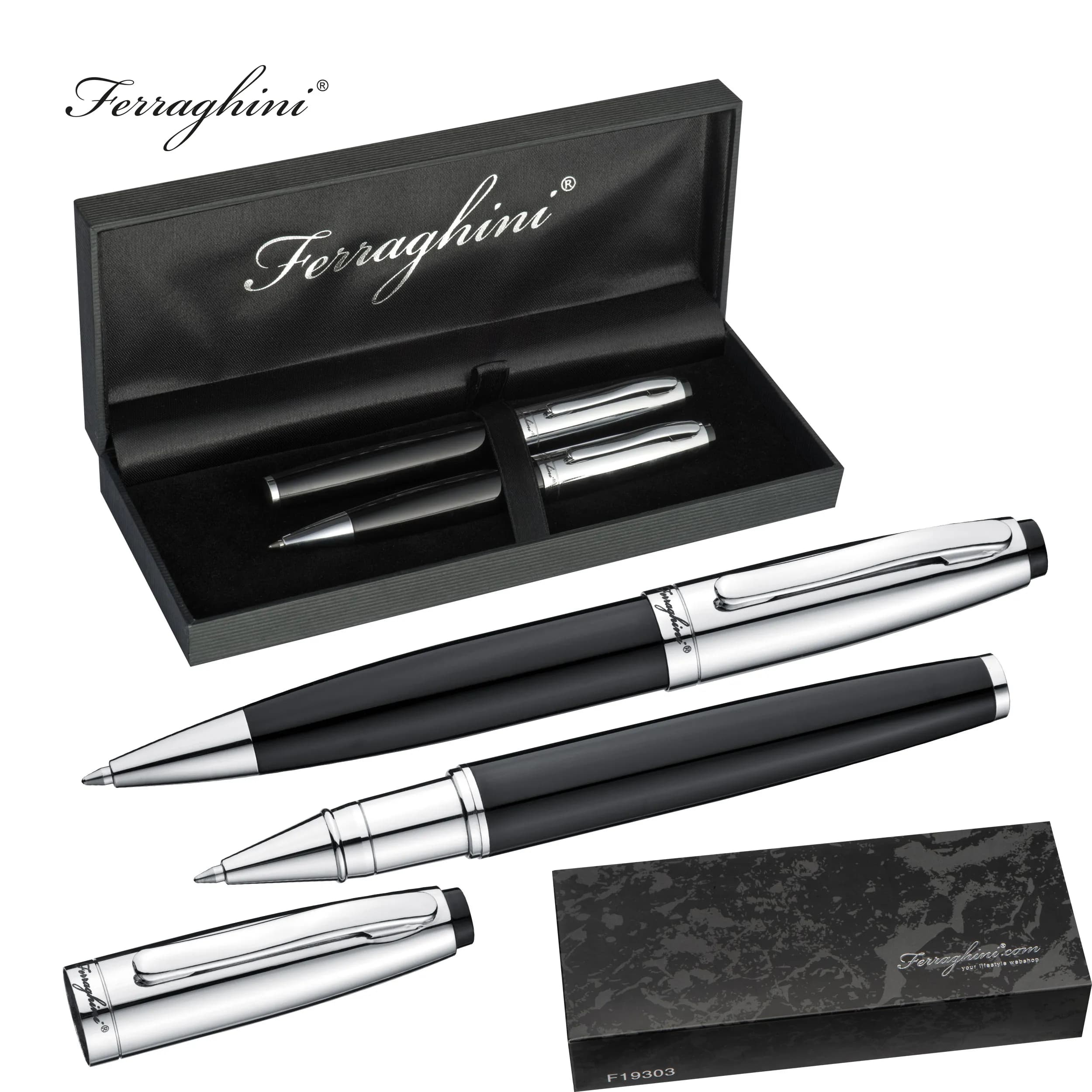 Ferraghini Schreibset ANASTAZJA - schwarz