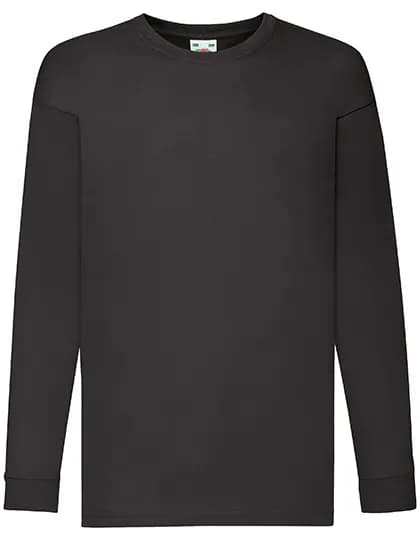 Kids´ Valueweight Long Sleeve T - Black
