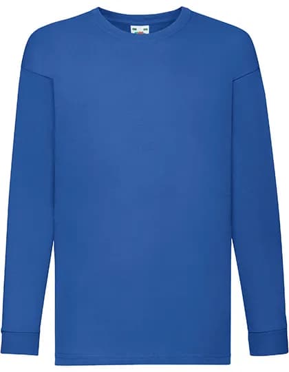 Kids´ Valueweight Long Sleeve T - Royal Blue
