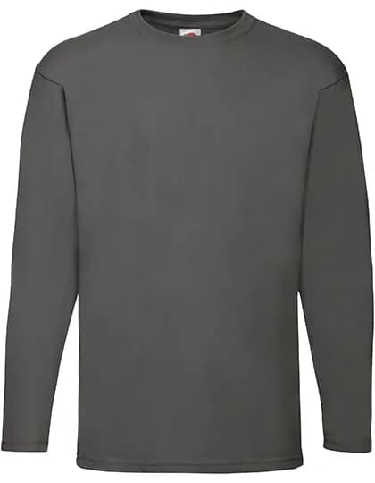 Valueweight Long Sleeve T - Light Graphite (Solid)