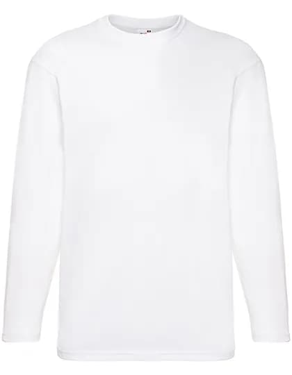 Valueweight Long Sleeve T - White