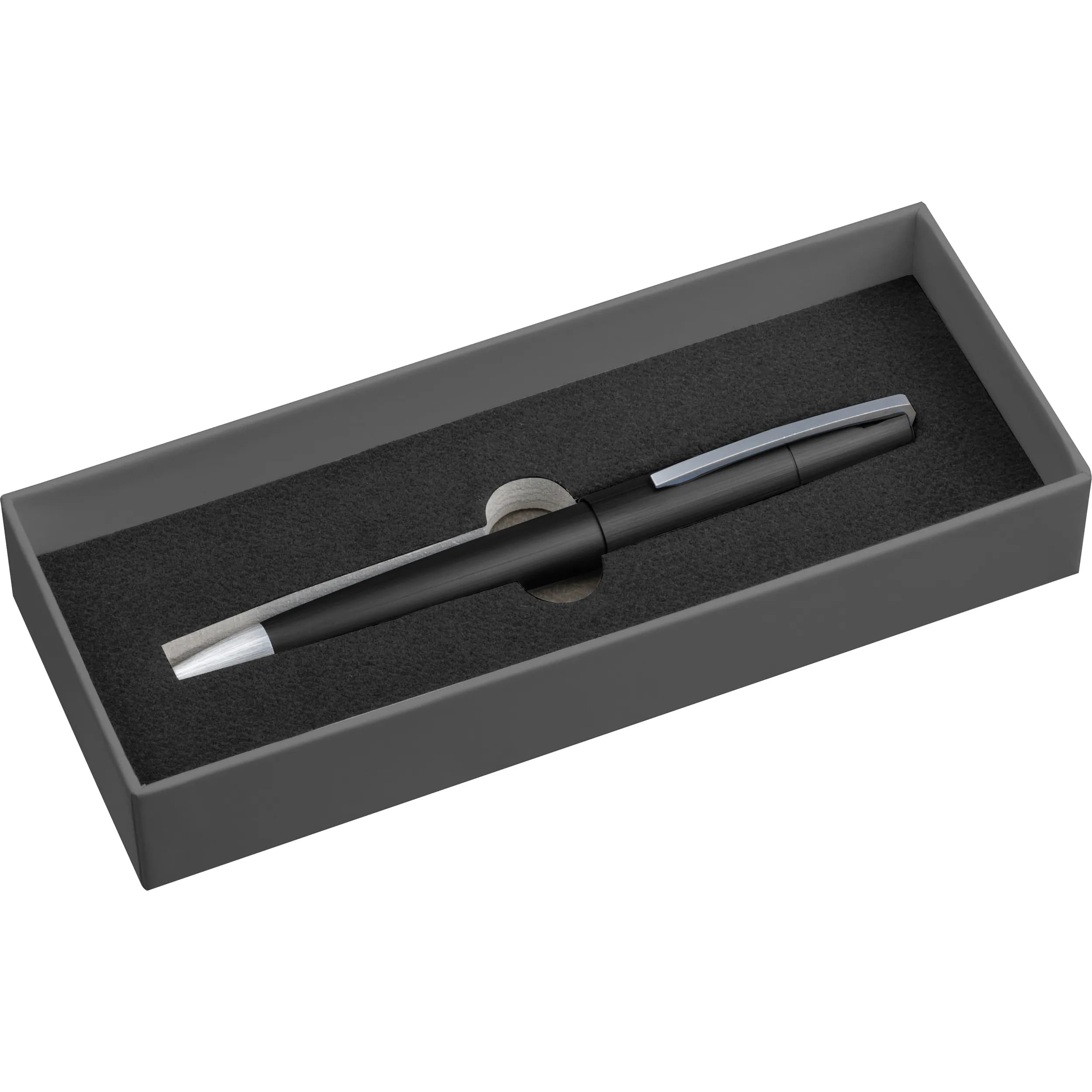 Ferraghini Drehkugelschreiber aus Metall  PATRIZIO - schwarz