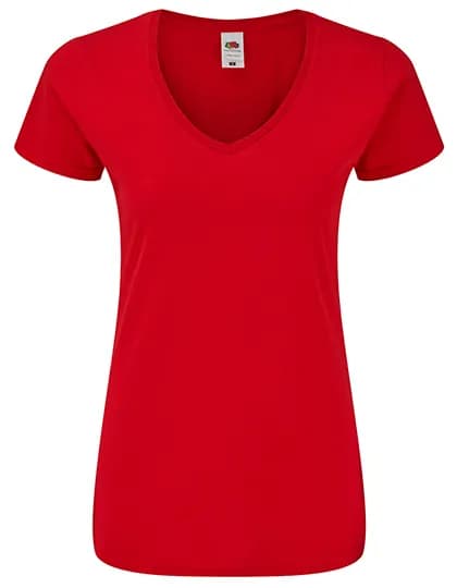 Ladies´ Iconic 150 V Neck T - Red