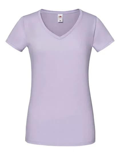 Ladies´ Iconic 150 V Neck T - Soft Lavender