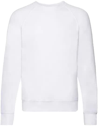 Lightweight Raglan Sweat - White