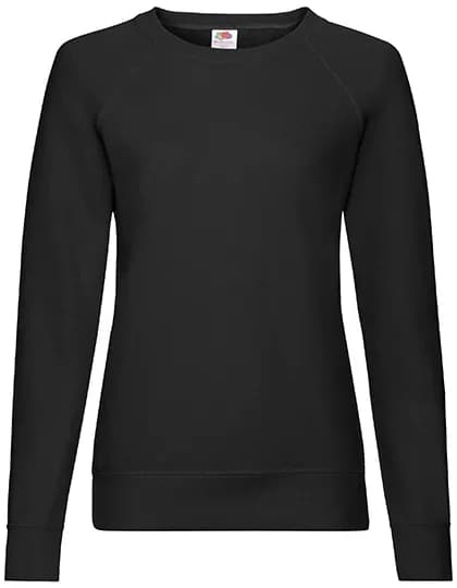 Ladies´ Lightweight Raglan Sweat - Black