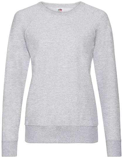 Ladies´ Lightweight Raglan Sweat - Heather Grey