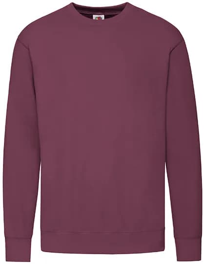 Lightweight Set-In Sweat - Burgundy