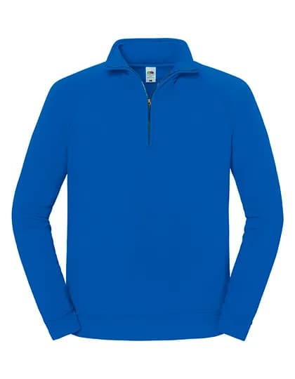 Iconic Premium Zip Neck Sweat - Royal Blue