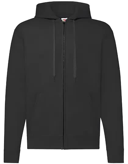 Classic Hooded Sweat Jacket - Black