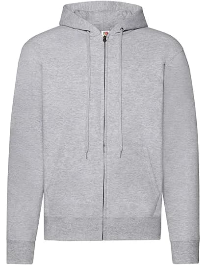 Classic Hooded Sweat Jacket - Heather Grey