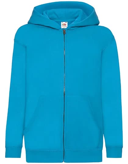 Kids´ Classic Hooded Sweat Jacket - Azure Blue