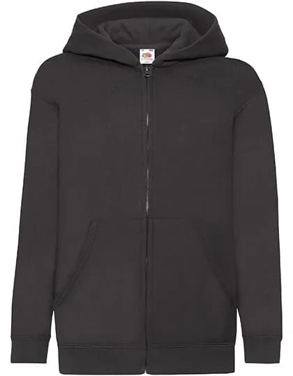 Kids´ Classic Hooded Sweat Jacket - Black