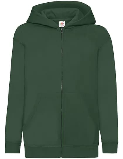 Kids´ Classic Hooded Sweat Jacket - Bottle Green
