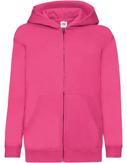 Kids´ Classic Hooded Sweat Jacket - Fuchsia