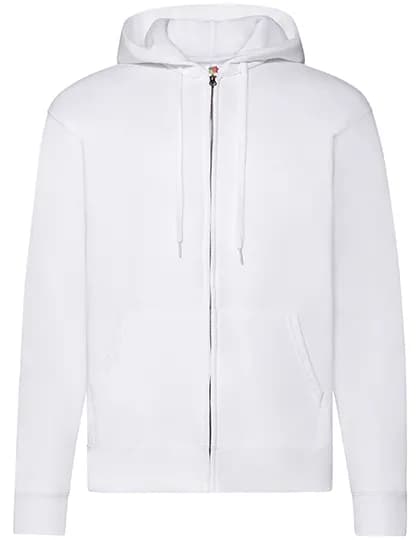 Classic Hooded Sweat Jacket - White