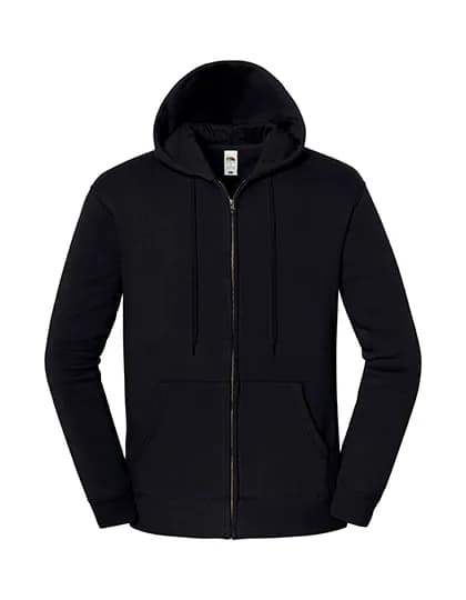 Iconic Premium Hooded Sweat Jacket - Black