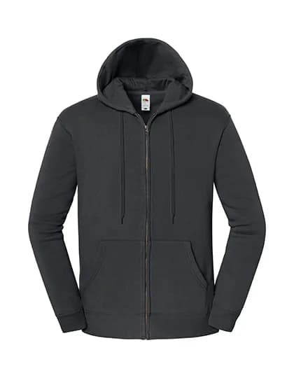 Iconic Premium Hooded Sweat Jacket - Light Graphite (Solid)
