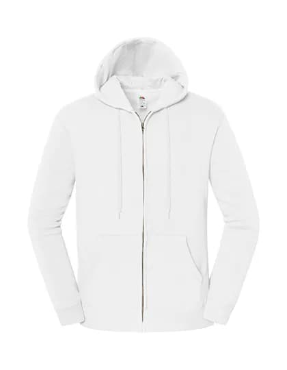 Iconic Premium Hooded Sweat Jacket - White