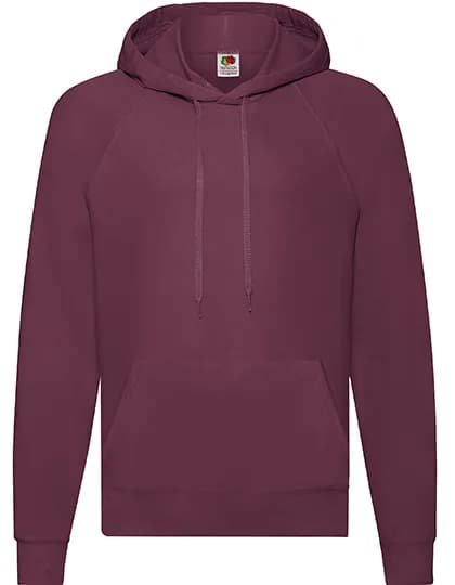 Lightweight Hooded Sweat - Burgundy