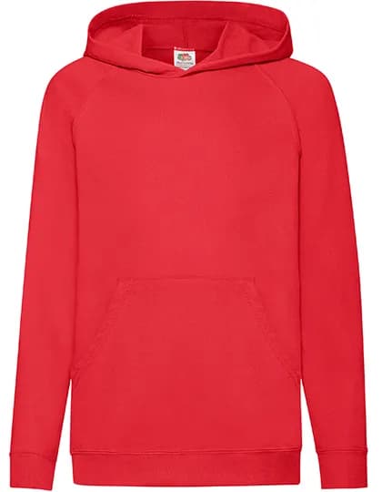 Kids´ Lightweight Hooded Sweat - Red
