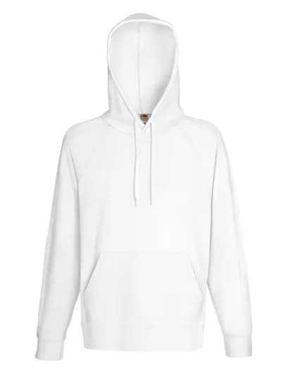 Lightweight Hooded Sweat - White