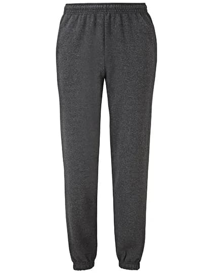 Classic Elasticated Cuff Jog Pants - Dark Heather Grey