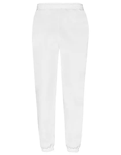 Classic Elasticated Cuff Jog Pants - White