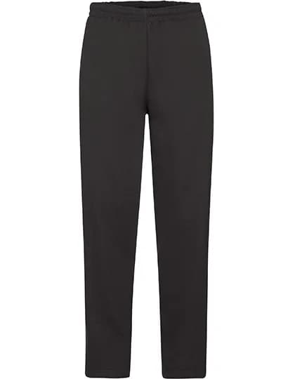 Classic Open Hem Jog Pants - Black
