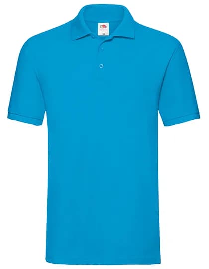 Premium Polo - Azure Blue