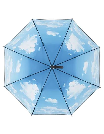 AC-Stockschirm FARE® Impressions - Black/Clouds