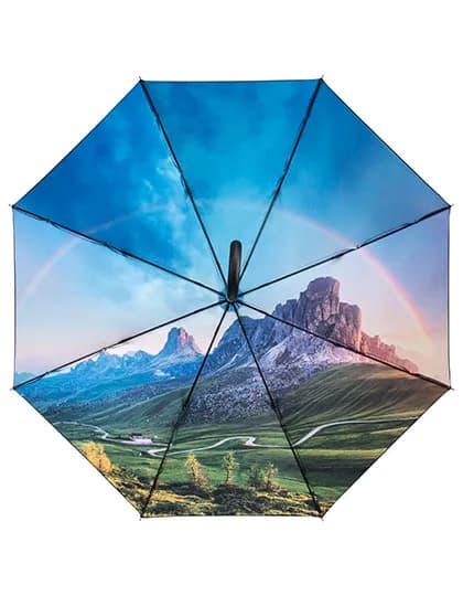 AC-Stockschirm FARE® Impressions - Black/Mountain