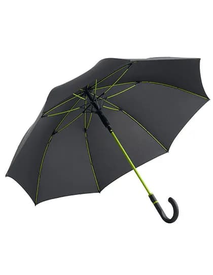 AC-Midsize-Stockschirm FARE®-Style - Black/Lime