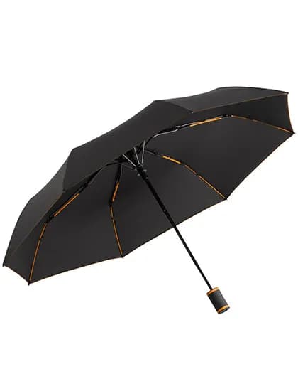 Taschenschirm FARE®-AC-Mini Style - Black/Orange