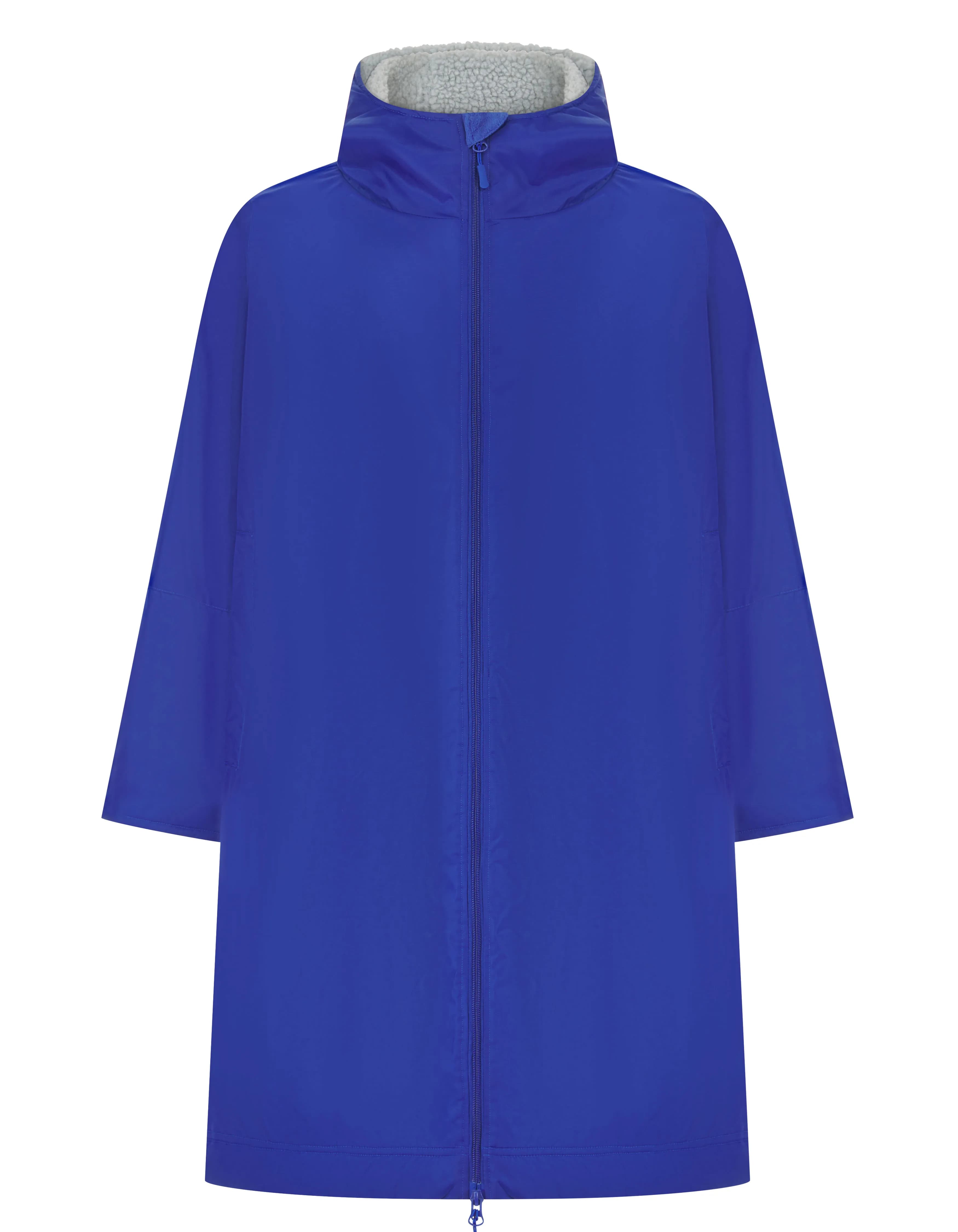 Adults All Weather Robe - Royal/Grey (Solid)