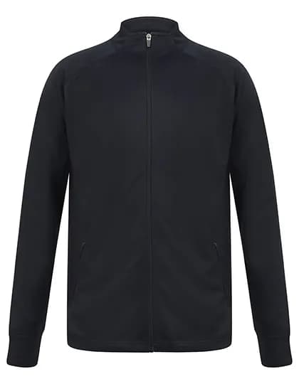 Adults Knitted Tracksuit Top - Navy