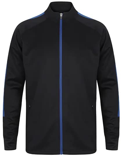 Adults Knitted Tracksuit Top - Navy/Royal