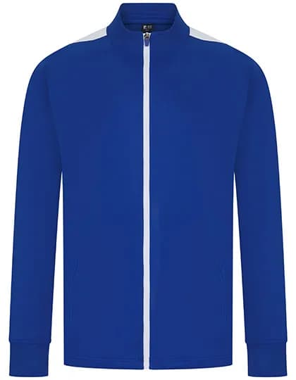 Adults Knitted Tracksuit Top - Royal/White