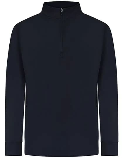 Adults 1/4 Zip Tracksuit Top - Navy