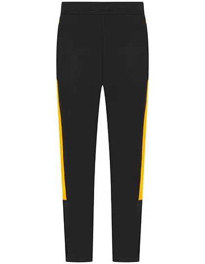 Adults Knitted Tracksuit Pants - Black/Gold